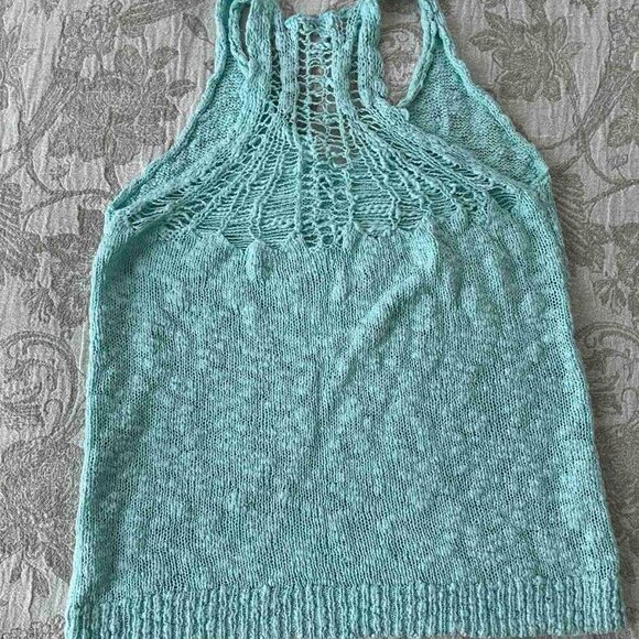 Turquoise Halter Top size S - Picture 6 of 6